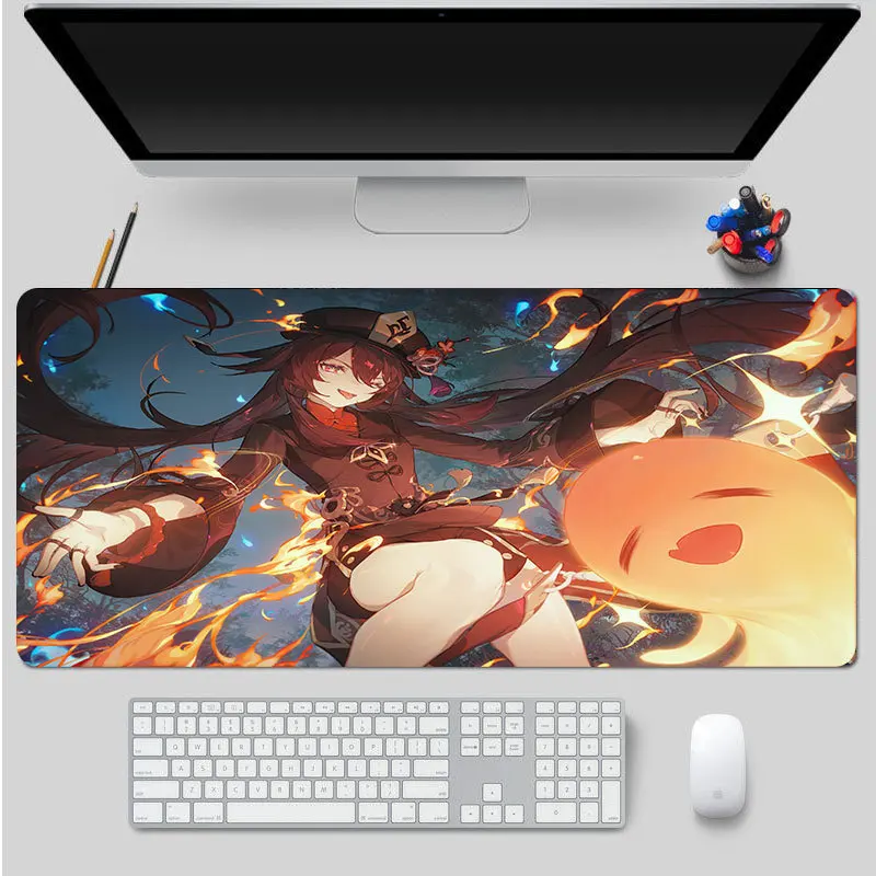

Genshin Impact Mouse Pad Toy Students Gamer Cartoon Keyboard Mat Desk Mousepad Kawaii Gaming Accessories Toys Gifts For Kids