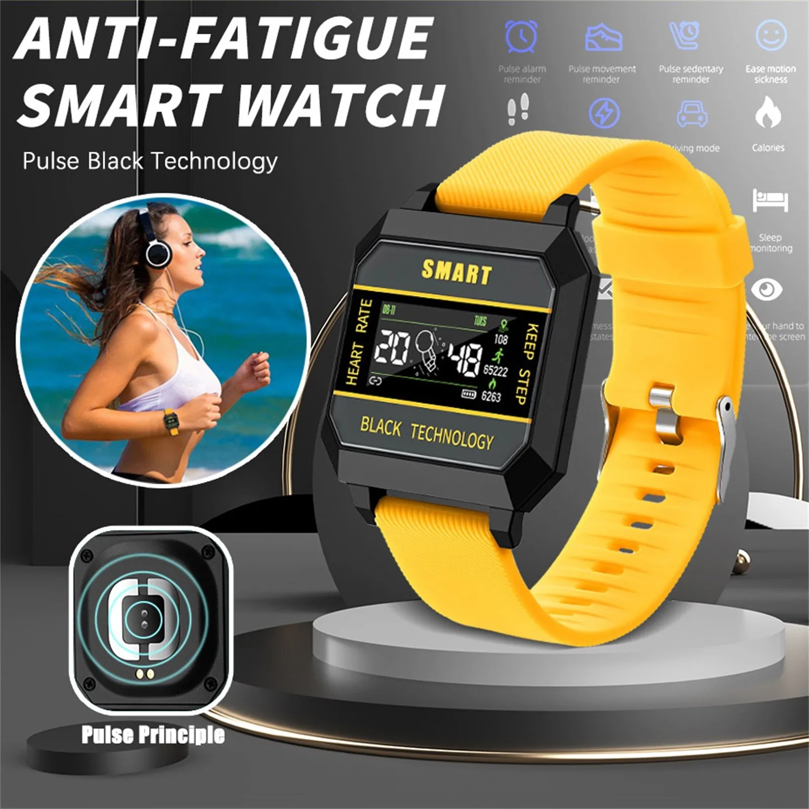 Женские умные часы мужские алюминиевые и F8 мониторинг сна с измерением в крови