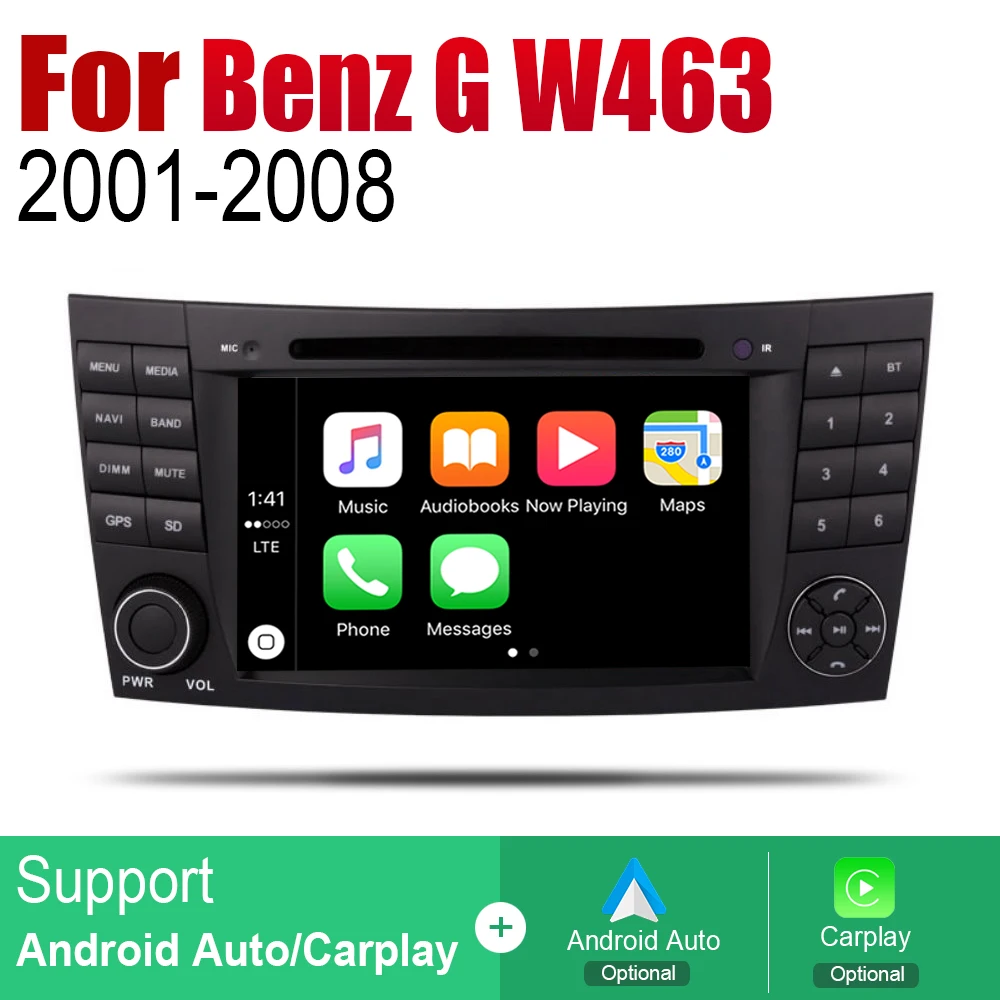 Автомобильный DVD плеер GPS навигация для Mercedes Benz G Class W463 2001 ~ 2008 NTG автомобильный Android