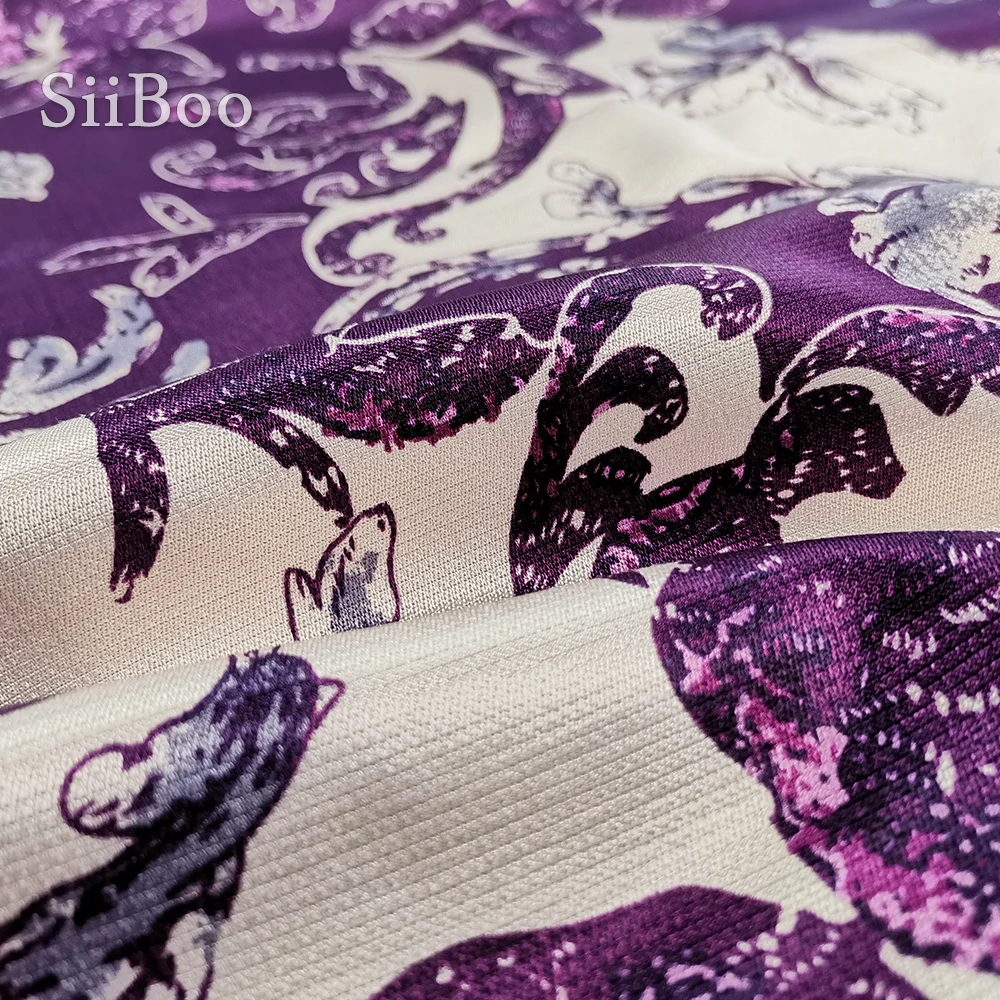 Высококачественная Роскошная фиолетовая Цветочная искусственная шелковая