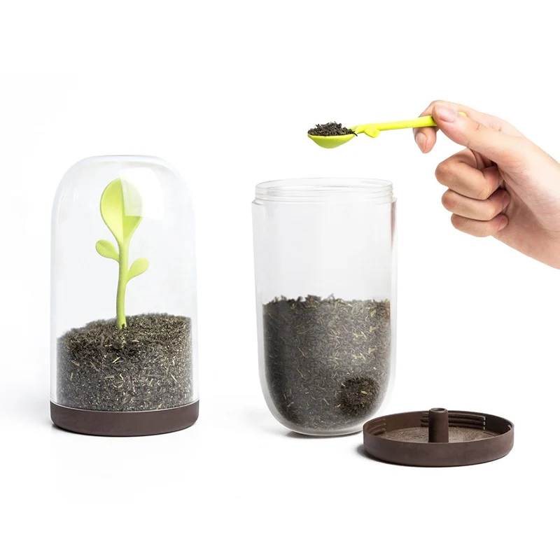 Творческий Зелёный Чай листьев банку многофункциональная Кофе фасоли сахара Еда