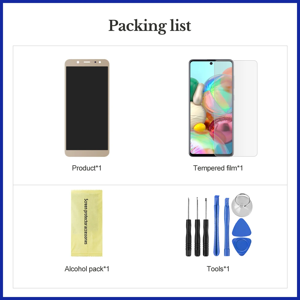 ЖК-дисплей 5 6 дюйма с регулировкой яркости для Samsung Galaxy A6 2018 A600F A600FN сенсорным