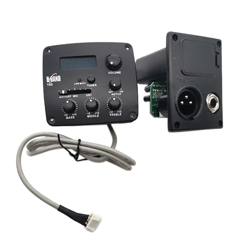 

Hot AD-Acoustic Guitar Pickup Eq Guitar Accessories B-Band T65 Pickup Electronic Tuner Playing Board Guitar Accessories