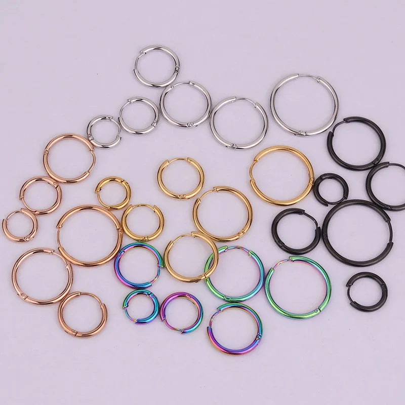 

1PC Gold Color Diamante Nose Piercing Septum Ring Cz Daith Piercing Earring Body Jewelry