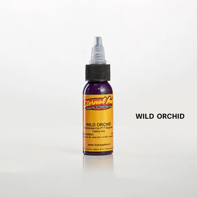 wild orchid Перманентные чернила татуировки пигмент tinta татуировки pigmento tinta tatuaje татуировки цвет tinta tatuagem goochie динамические чернила - Цвет: wild orchid