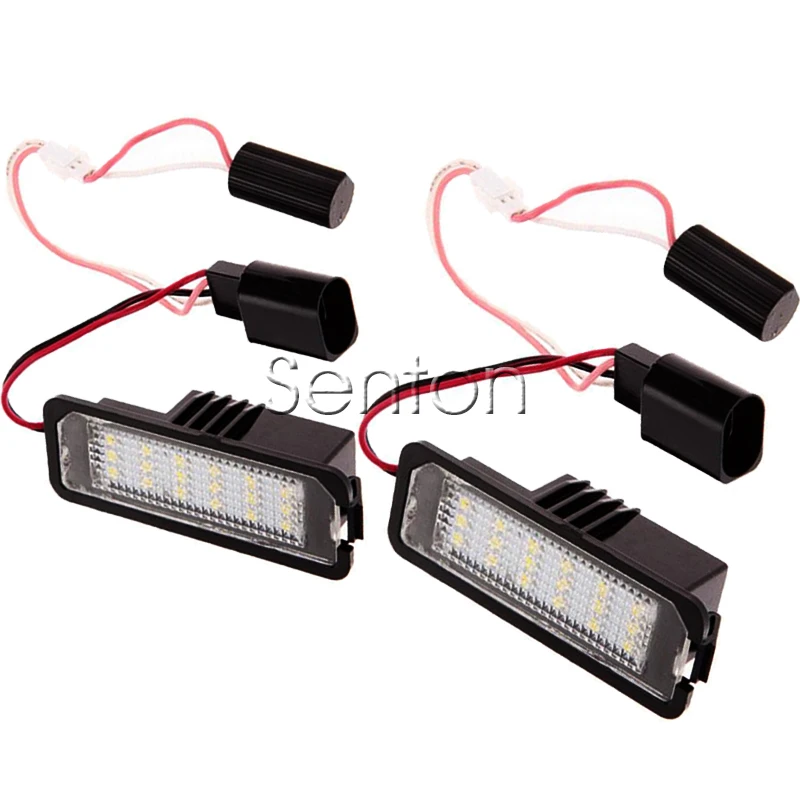 1 пара Автомобильный светодиодный номерной знак светильник 12V SMD LED лампы для VW Passat