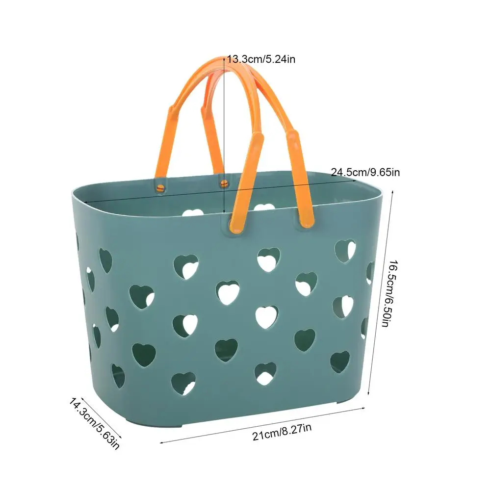 

Portable Storage Basket With Handle Bathroom Supplies Storage Draining Basket Bathroom Products Organizer Bag