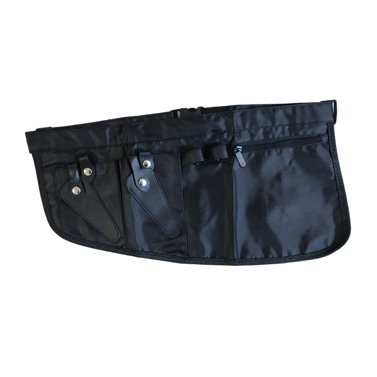 

Professional Hair Barber Waist Bag Salon Pouch Makeup Bag for Scissors Black
