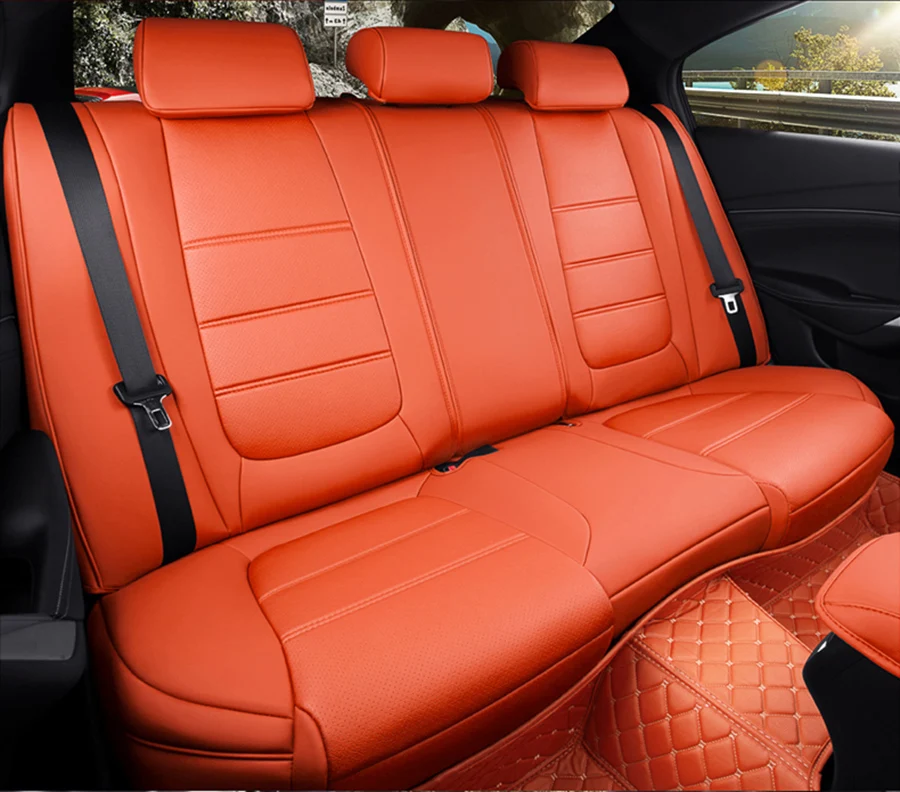 Пользовательские автомобильное сиденье из кожи чехол для mitsubishi outlander xl 3 ASX Pajero sport lancer 9 аксессуары Чехлы для автомобиля