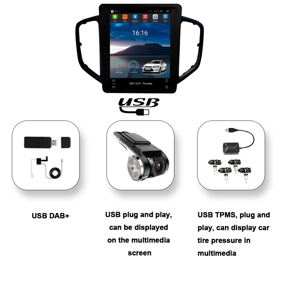 ROADONLINE для Chery Tiggo 5 2014-2017 Android 10 0 Octa Core 4 + 64G Автомобильный мультимедийный плеер