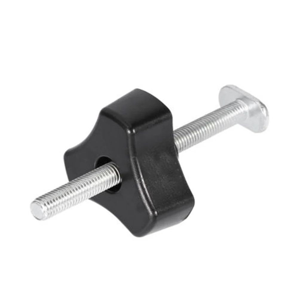 

T-Slot T-Track Quick Acting Hold Down Clamps Durable Screw Woodworking Tool 1pcs M8T Screw+1pcs M8 Knob