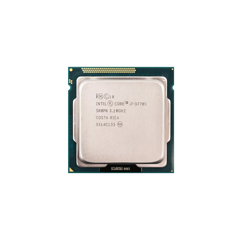 Процессор Intel Core i7-3770S i7 3770S cpu 3,1 GHz 65W LGA 1155 PC Настольный компьютер четырехъядерный процессор протестированный рабочий
