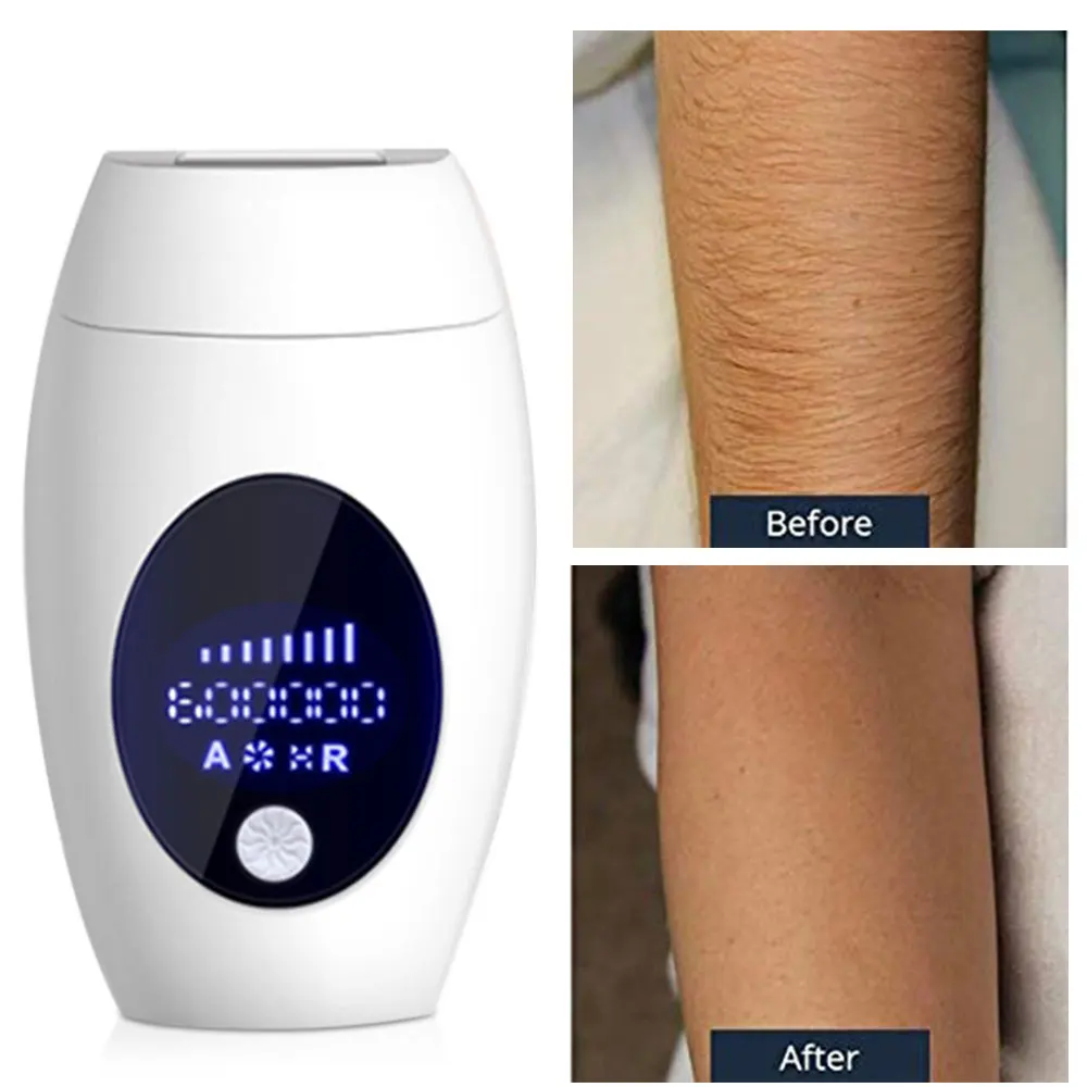 Фотоэпилятор портативный безболезненный для удаления волос IPL 600000