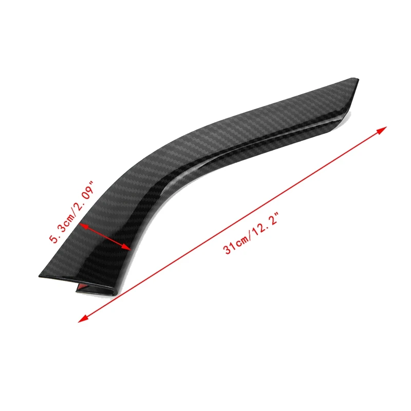 Углеродное волокно передач сдвига границы отделка для Subaru XV Crosstrek 2017 2018|Лепнина