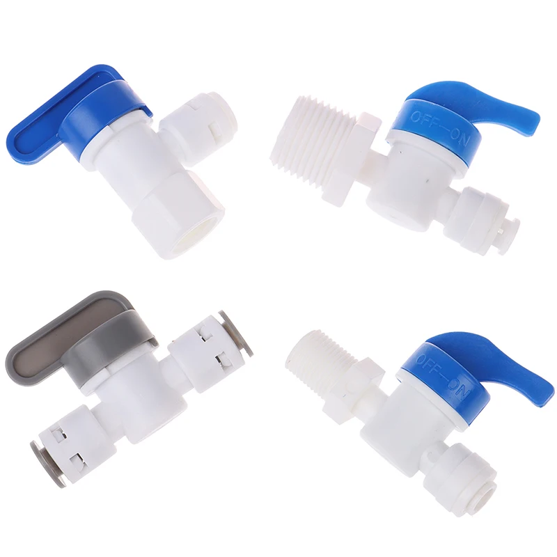 Шаровой кран 1/4 &quot1/2&quot встроенный трубный Быстроразъемное подключение