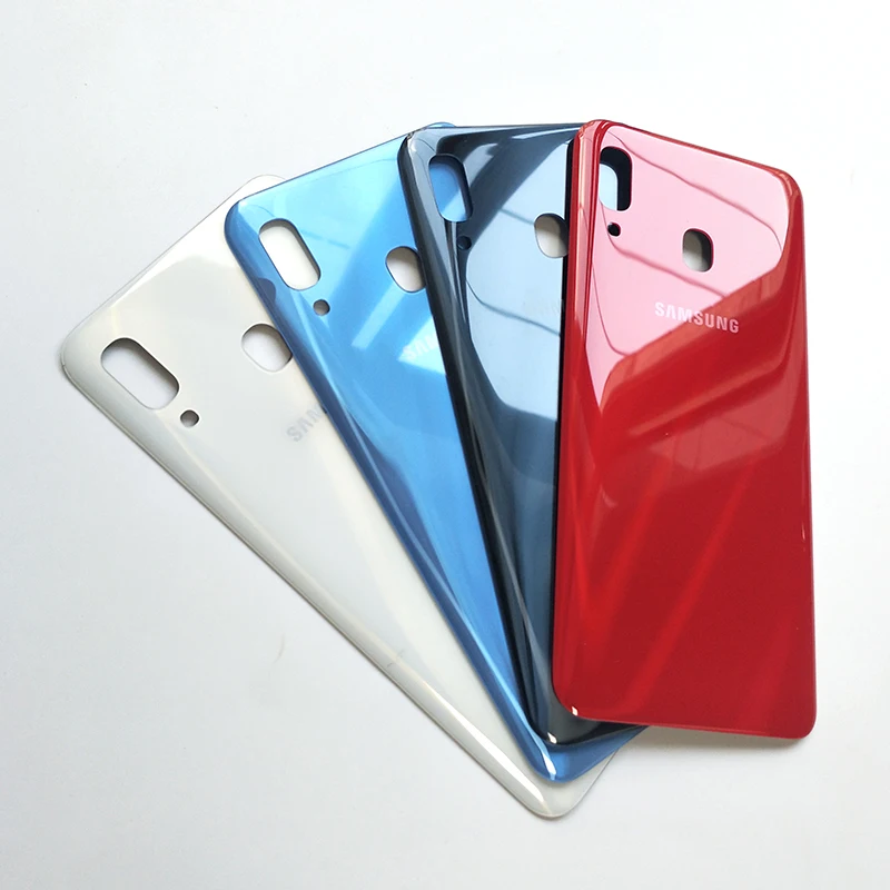 Задняя крышка аккумуляторного отсека Samsung Galaxy A30 оригинальный корпус двери