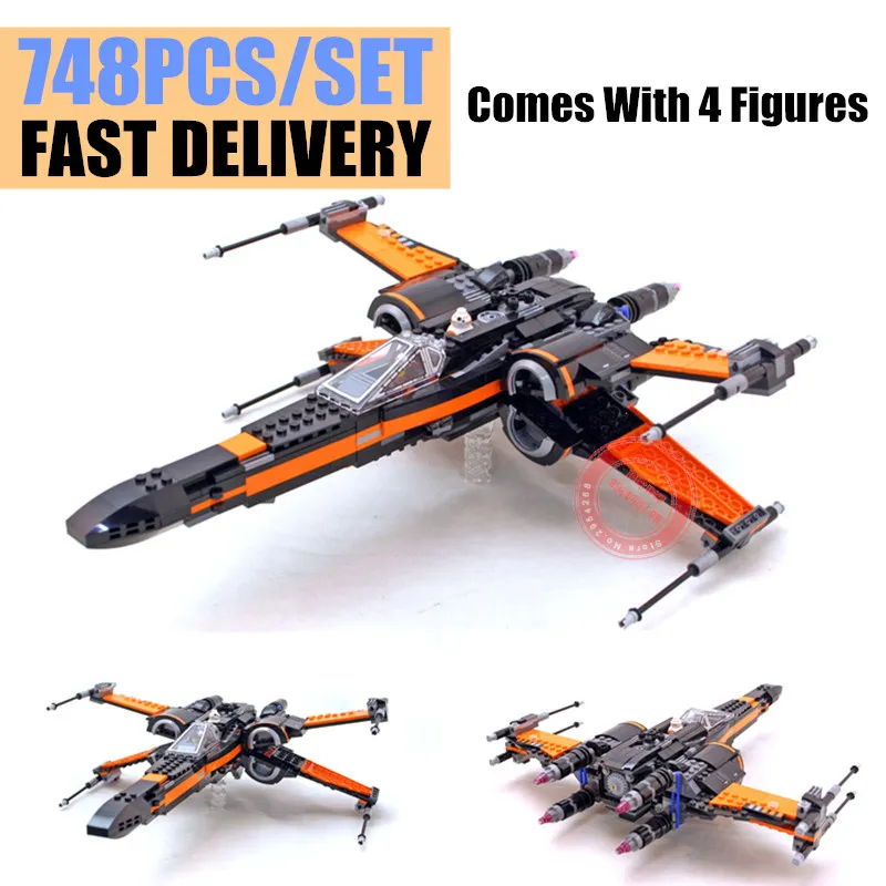 Новый галстук первый заказ Poe's Rebel X wing Fighter Fit Star Wars комплекты моделей