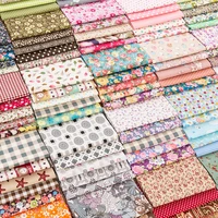 80pcs 1010cm cotton fabric printed cloth sewing quilting fabrics for patchwork needlework diy handmade accessories