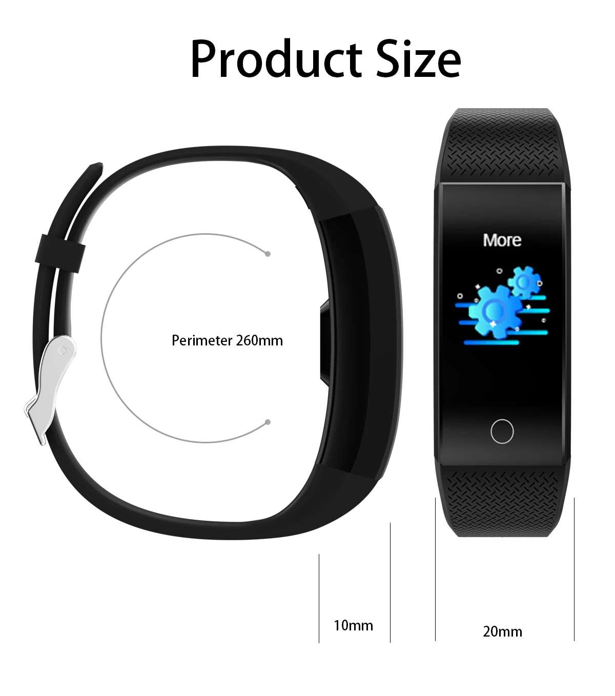 Смарт браслет для измерения температуры тела фитнес трекер Браслет IP68