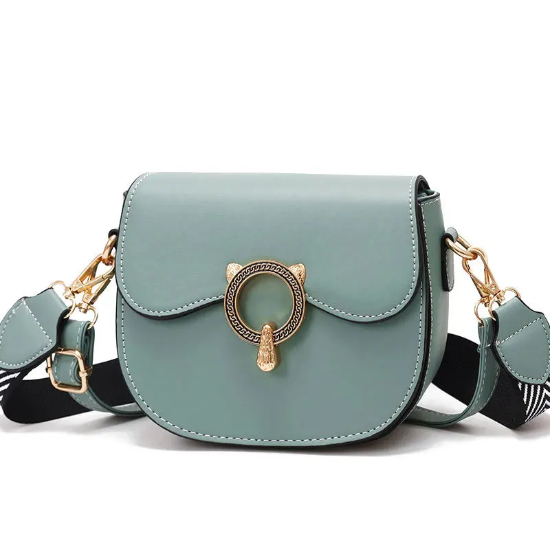

Vintage Owl Shoulder Bag Leather Luxury Designer Handbag Small Crossbody Saddle Bags Ladies Purse Fashionable Retro Stylish 2021