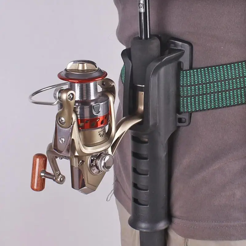 

Outdoor Belt Rod Holder Portable Pole Inserter Fishing Quick Rods Rack Rod Multi-function Reusable Fishing Rod Belts Holder K2H9