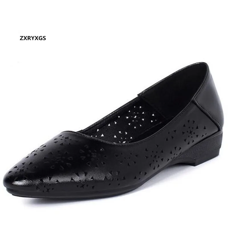 Женские босоножки из воловьей кожи коричневые сандалии с резьбой повседневная