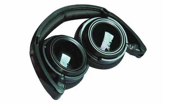 

Wholeslae 2pcs Infrared Stereo Wireless Headphones foldable Headset IR in Car roof dvd or headrest dvd Player dual channel