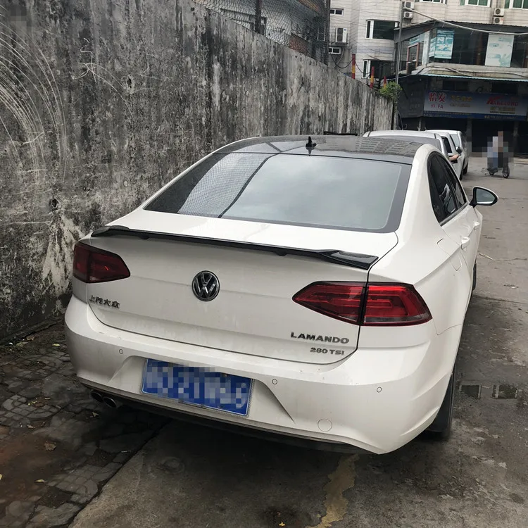 Для 2015 2016 2017 2018 Volkswagen Lamando спойлер Plus Большой ABS Материал автомобильное заднее