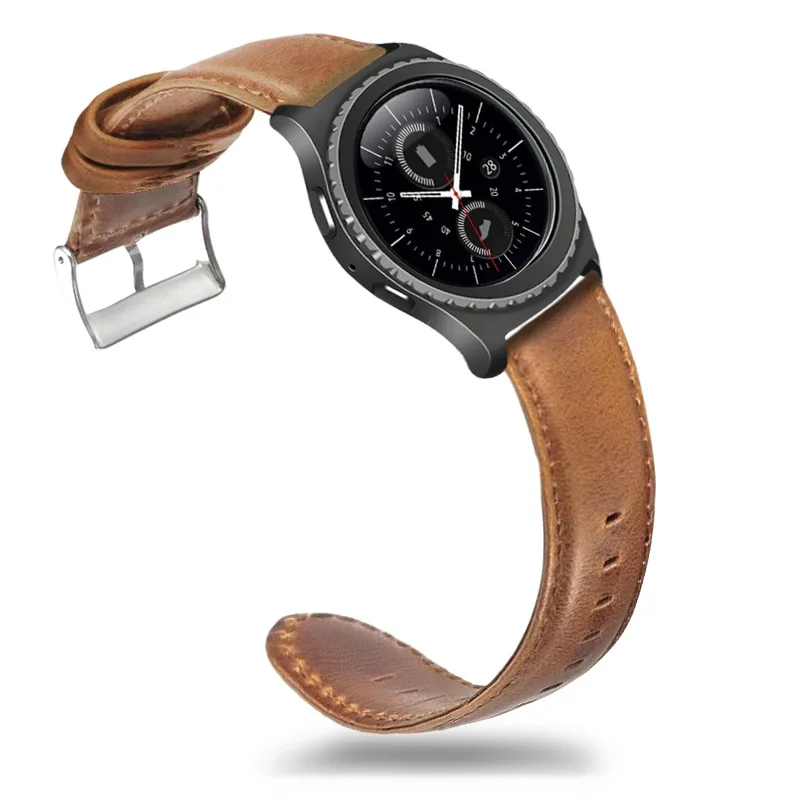 Essidi Geniue 20 мм кожаный браслет ремешок для samsung Galaxy Watch 42 22 часов Замена Glaxy 46
