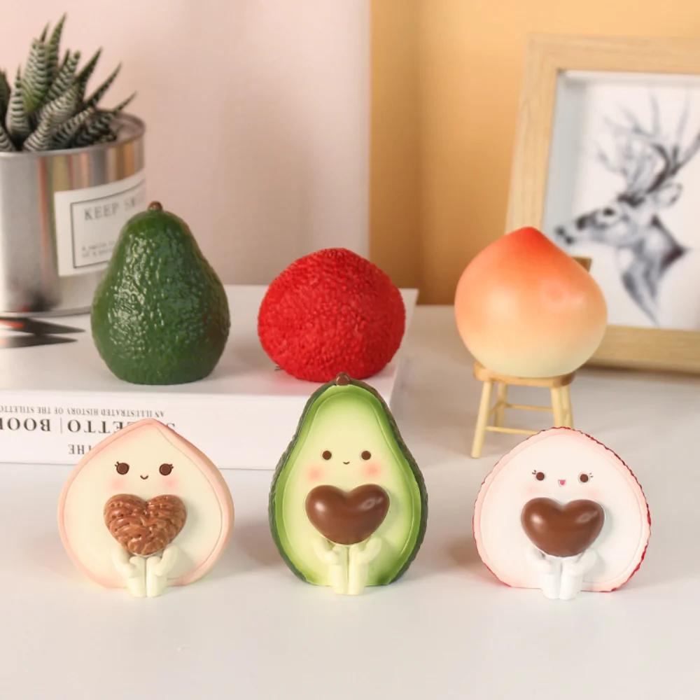 

Cute Fruit Couple Personalized Car Decoration Craft Gift Car Decoration Accessories Cute Accessories Girls Covers Decoration