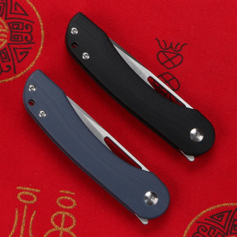 

CH3015 New Folding Knife G10+ Steel Handle D2 Blade Handle Outdoor Camping Hunting Survive Fruit Pocket Multifunctional EDC Tool