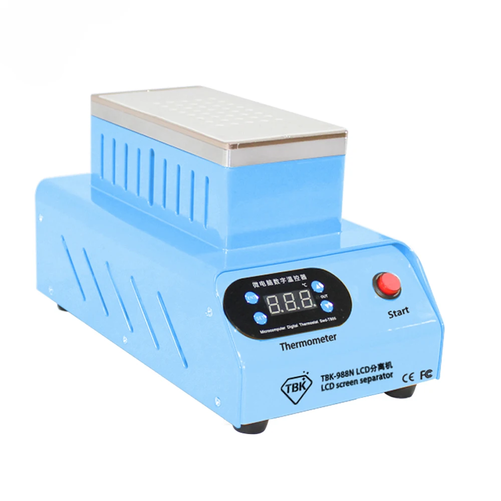 220V/110V 7 дюймов TBK-988Z.988N Встроенный 2 вакуумные насосы ЖК-дисплей сепаратор/дробилка
