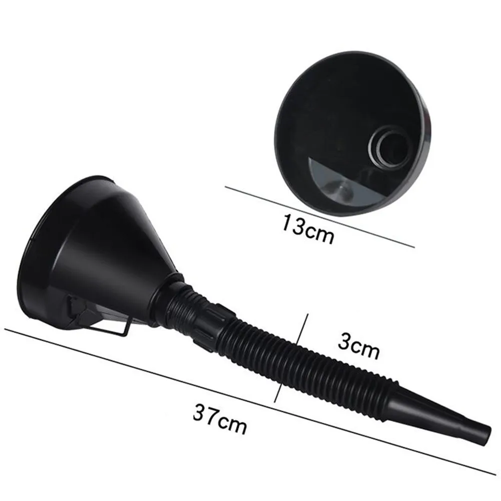 

Oiler Filter Funnel Car Truck Motorcycle Filled Plastic Vehicle With Flexible Extension Nozzler Diesel Gasoline Car Repair Tool