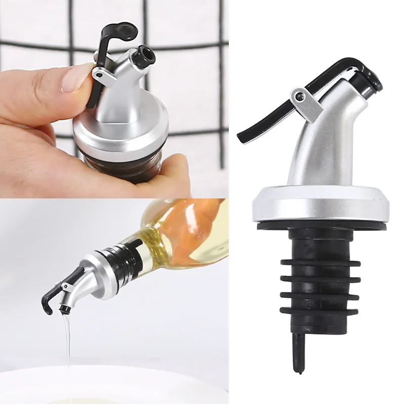 

1/2Pcs Creative Leak Proof Soy Sauce Spout Red Wine Head Oil Dispenser Anti-Drip Oil Bottle Stopper Vinegar Bottle Stopper