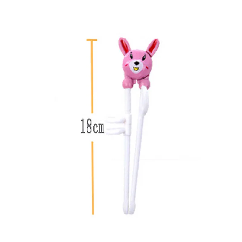 

Kids Training Helper Cartoon Portable Children Tableware Learning Training Chopsticks Plastic Baby Enlightenment Chopsticks