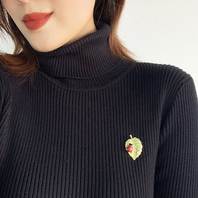 Sansummer 2020 новая популярная модная простая Классическая булавка в виде листьев