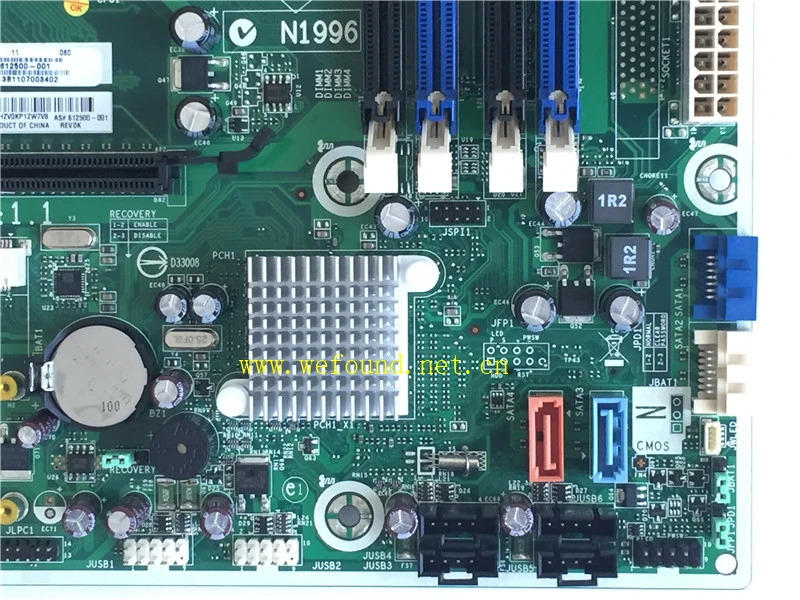 100% рабочая для HP 3130 мс-7613 V1.1 H57 материнская плата 1156 pin 614494-001 612500-001 аккумулятор