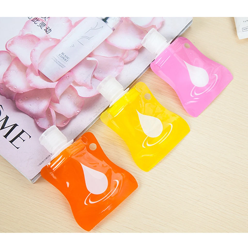 3 шт многоразового использования пустой выдавливаемый мешок для очистки шампуня