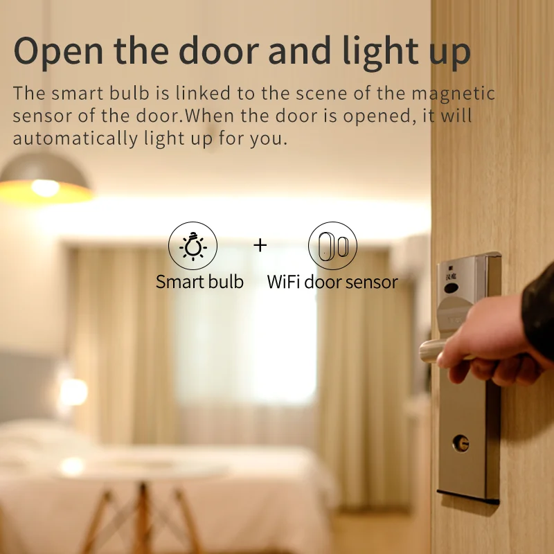 Смарт лампа eWeLink Wi Fi E27 светодиодный RGB светильник работает с Alexa/Google Home + белый