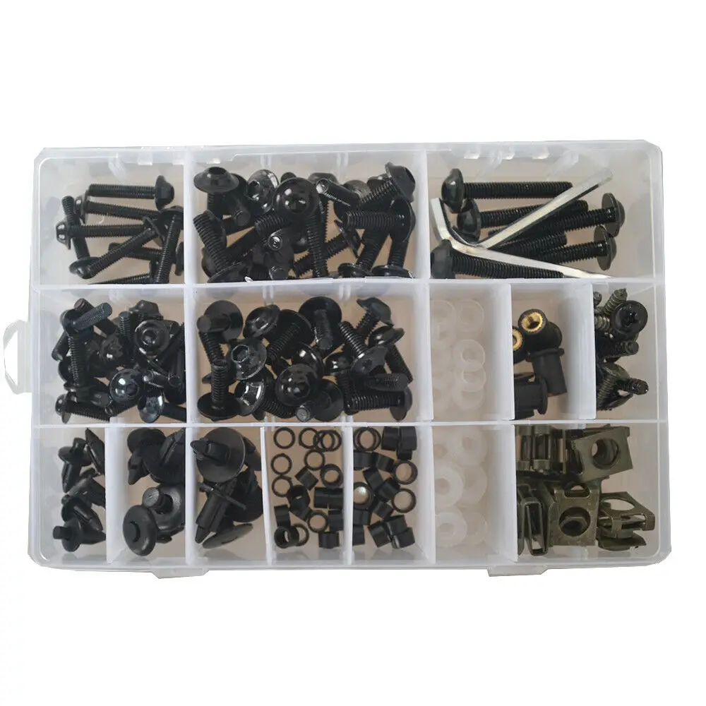 

For Kawasaki ZX-6R ZX-10R ZX-9R NINJA 200x Fairing Bolt Kit body screws Clips