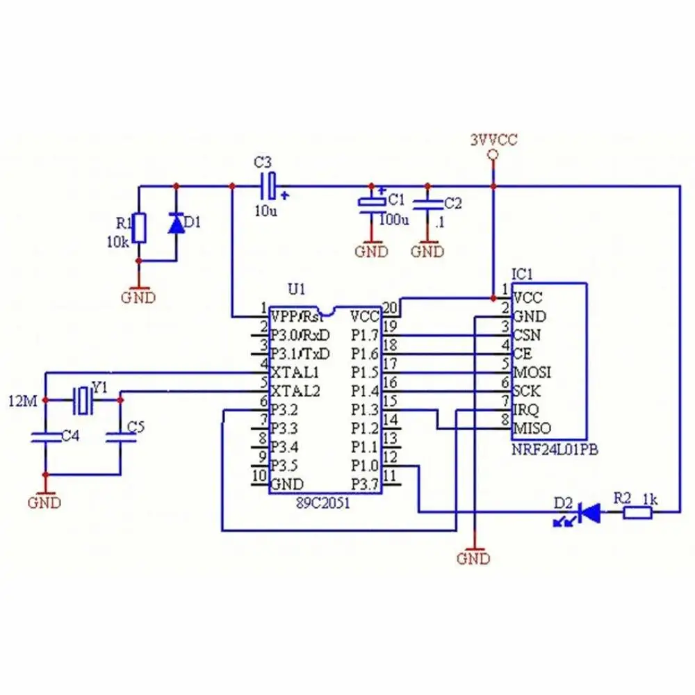 Беспроводной модуль приемопередатчика Aokin 3 шт. радиочастотного 2 4G 1100m NRF24L01 + PA LNA