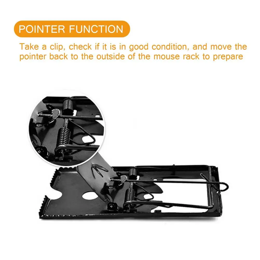 5 шт. Мышь утюга ловушки крысы зажим эффективный Сейф для мышей дом склад в