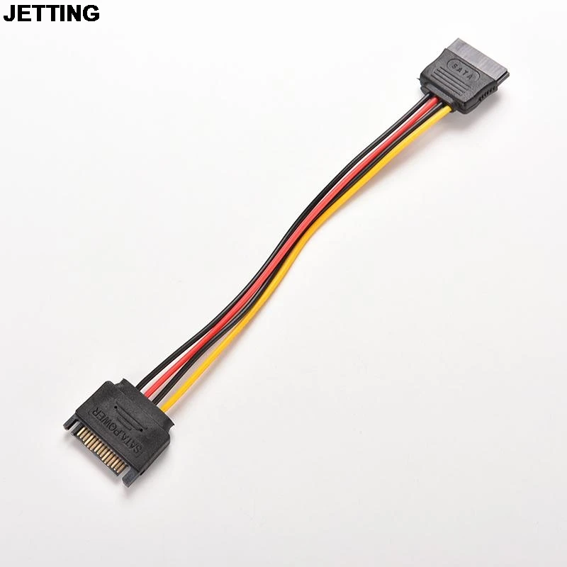 

Удлинительный кабель SATA (штекер-гнездо) JETTING, 1 шт., 15 контактов, 15 P, 8 дюймов
