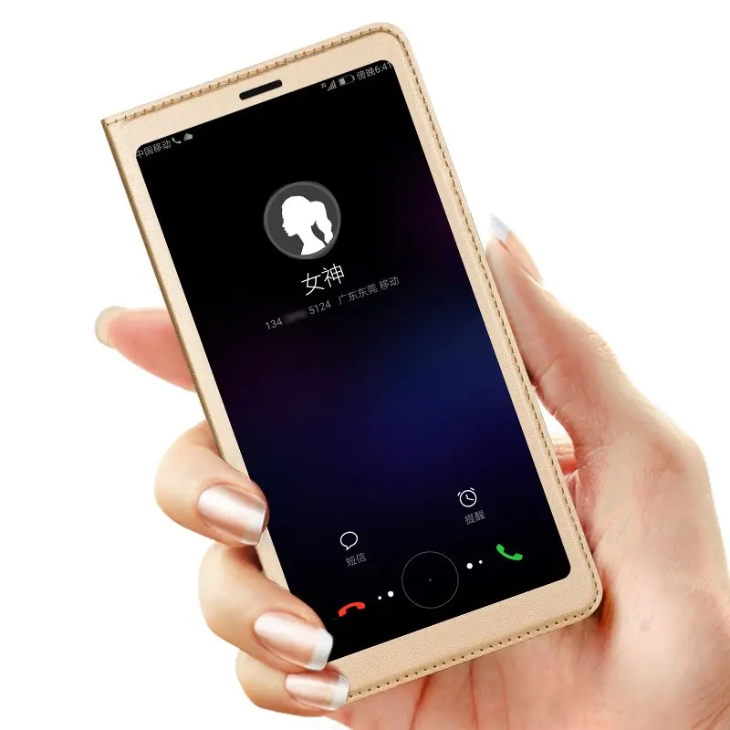 Чехол с окошком для Huawei P умная фотография Женский флип чехол чехлы телефона
