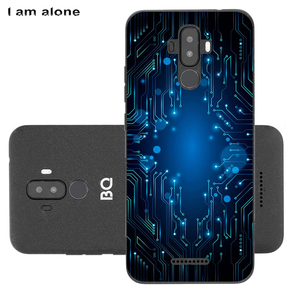 i am alone phone case for bq 6042l magic e 2020 6 09 inch mobile cover cute fashion cartoon painted shell bag free global shipping
