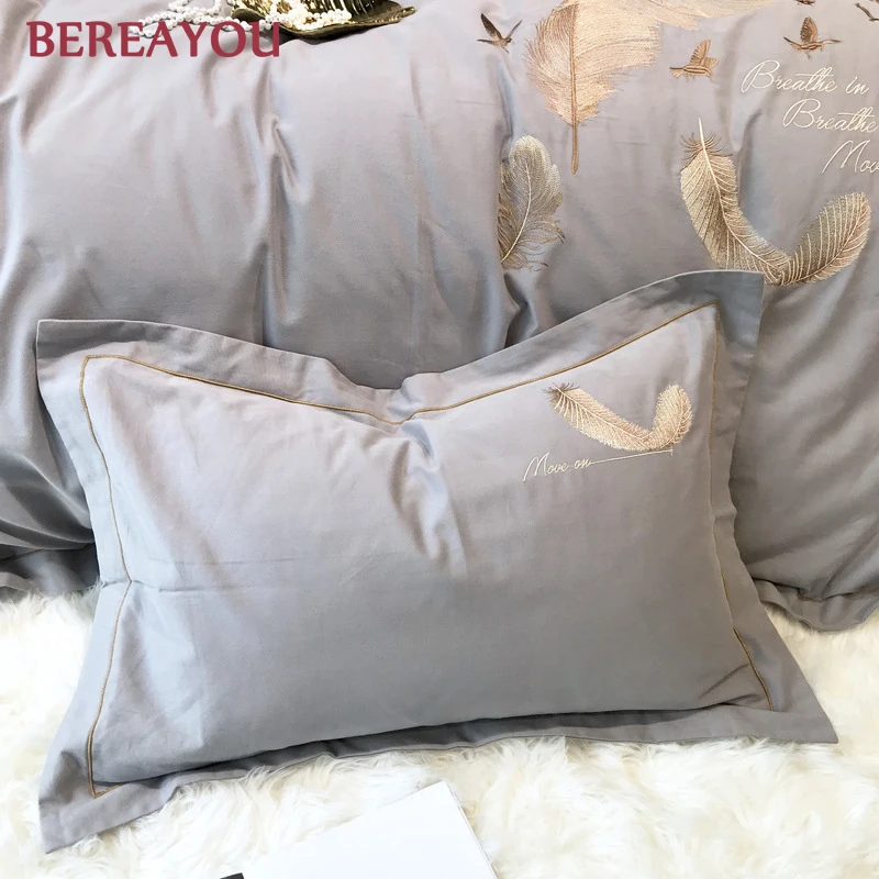 Роскошные комплекты постельного белья из хлопка с вышивкой для девочек и