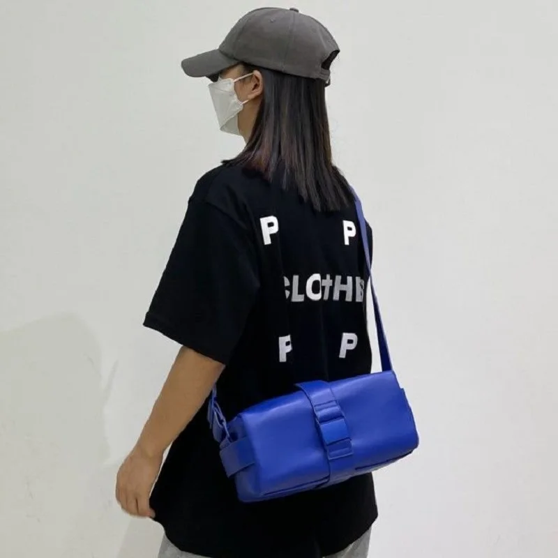 

Sports Messenger Shoulder Bag For Women Fashion 2022 New Luxury Handbags Large Capacity Blue Red Women'S Leather Crossbody Bags