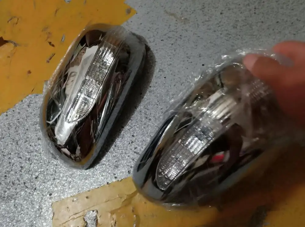 Car accessories Chrome-plated back cover with mirror doors LED case for Toyota Wish 2003-2006 | Автомобили и мотоциклы