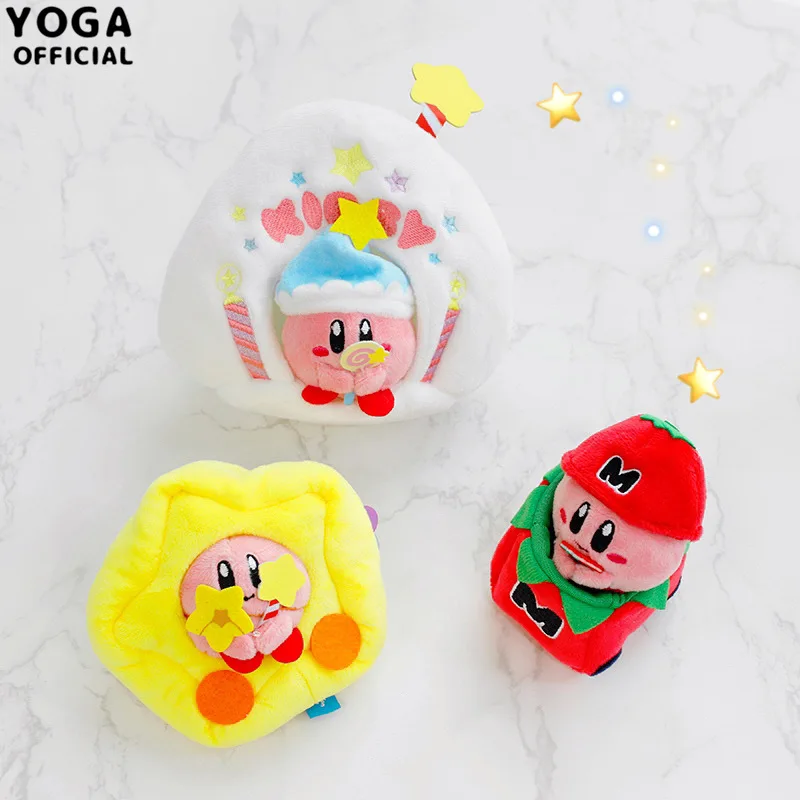 

2021 New Style Kirby Fashion Plush ToysAnime Stuffed Toys Chikdren Kirby House Car Toys Gifts Girls Boys Birthday Gifts