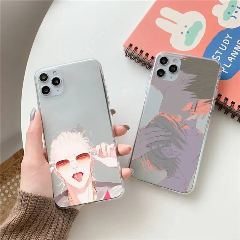 

19 Days love anime Phone Case Clear Transparent for iPhone 11 12 13 mini pro XS MAX 8 7 6 6S Plus X 5S SE XR 2020